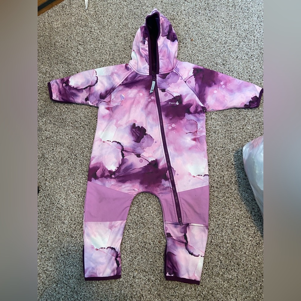 Vibrant Purple Kids Raincoat